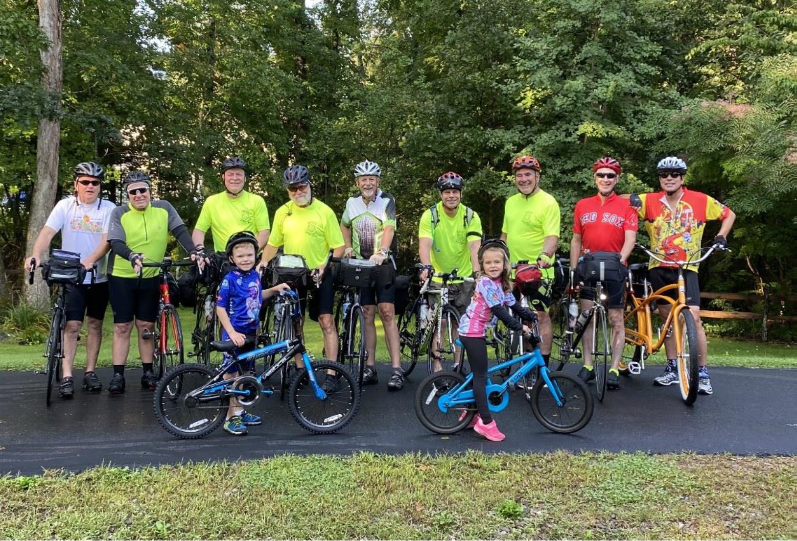 2021 Free Wheel, Quick Release, Caliper, Grand Axle, Inner Tube, Chromo, News Peddler, Odometer, Pumper.
Axle’s Grandchildren: Benjamin-6-1/2, Emma-5-1/2.