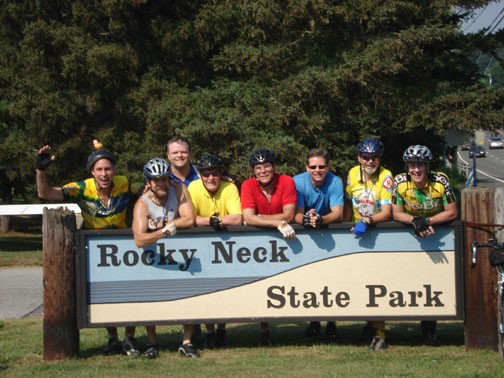 “2008 Rocky Sprockets” L. to R.: Pumper, Axle, Kickstand, Caliper, Topeye, Front-Fork, Innertube, Odometer Rocky Neck State Park, Niantic Connecticut. This is where it all started in 1980!!